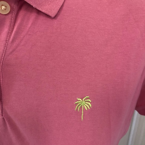 Lilly Pulitzer Polo Shirt - M - Pink - EUC - Picture 4 of 8